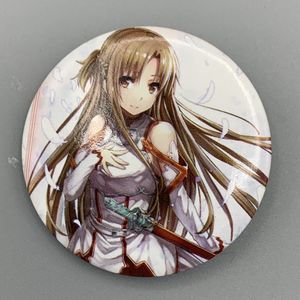 Asuna Yuuki Anime Pin Sword Art Collectible Button Pin Animation Art Merchandise